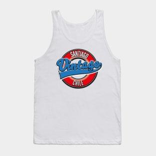 Santiago Chile vintage logo Tank Top